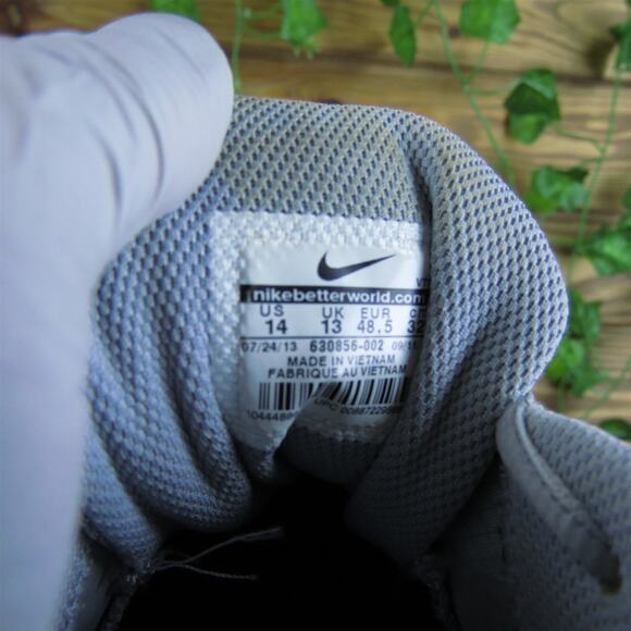 Nike Men's Free Trainer Sneaker Gray Synthetic Size 14 Medium Used 2025 - Picture 5 of 7